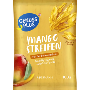 Genuss Plus - Lamelles de Mangue Séchées Baisées par le Soleil (100g)