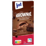 Ja! - Chocolat au Lait Fin Saveur Brownie 190g