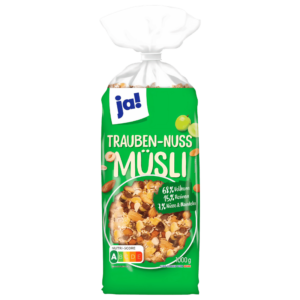 Ja! - Muesli Raisins & Noix 1000g