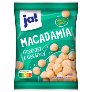 Ja! - Noix de Macadamia Rôties & Salées 125g