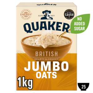 Quaker Flocons d’Avoine Jumbo Hearty & Chunky 1kg