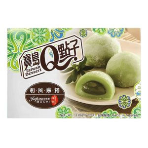 Taiwan Dessert Mochi Japonais au Thé Vert 210g