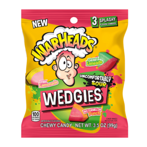 Warheads Wedgies Bonbons Moelleux Acidulés 99g