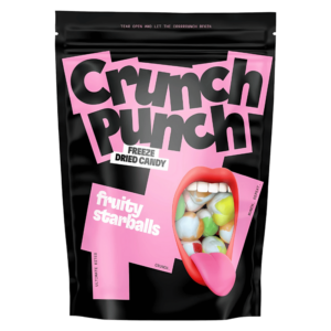 Crunch Punch - Bonbons Lyophilisés Croquants Fruity Starballs 100g