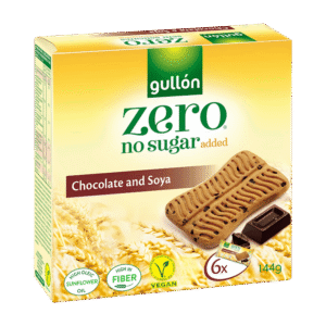 Gullón Biscuits Chocolat & Soja Sans Sucres Ajoutés 144g