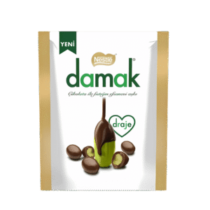 Nestlé Damak Dragées Chocolat au Lait et Pistaches 50g