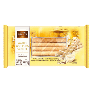 Feiny Biscuits – Gaufrettes Roulées à la Vanille 160g