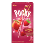 Glico – Pocky Crushed Fruits Fraise, Pêche & Yaourt 38g