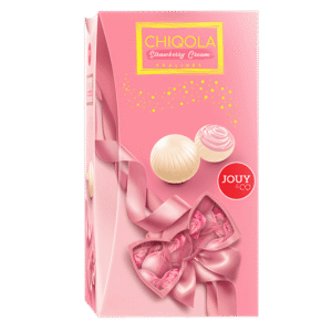 Jouy&Co Chiqola – Pralinés à la Crème Saveur Fraise 110g
