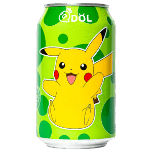 Qdol Pokémon – Eau Pétillante Saveur Citron Vert 330ml