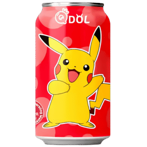 Qdol Pokémon – Eau Pétillante Saveur Fraise 330ml