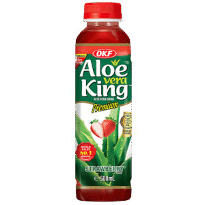 Boisson Aloe Vera King Premium à la Fraise – 500ml