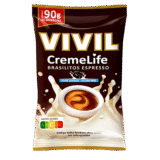Bonbons Cremelife Brasilitos goût espresso sans sucre Vivil 90g