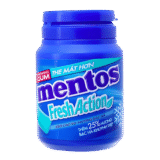 Chewing-Gum Mentos Fresh Action Menthe Extra Forte – 56g
