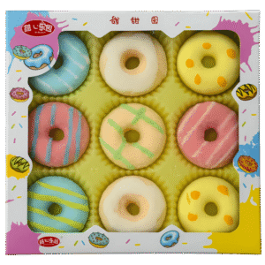 Guimauves Donuts Colorés – Tian Xin Le Yuan 110g