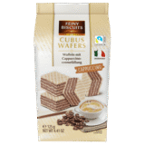 Gaufrettes Feiny Biscuits Cubus Cappuccino 125g