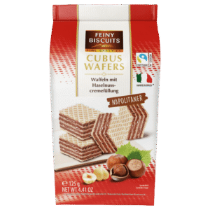 Gaufrettes Feiny Biscuits Cubus Napolitaner 125g