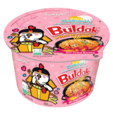 Nouilles Samyang Buldak Poulet Épicé Carbonara Cup 105g