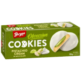 Biscuits Bergen Obsession à la crème de pistache en enrobage lacté 128g