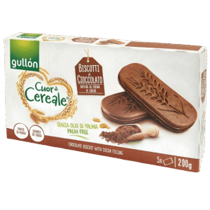 Biscuits Gullón Cuor di Cereale au Chocolat et Fourrés au Cacao 200g