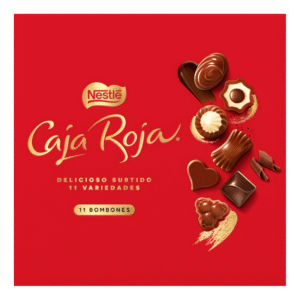 Nestlé Caja Roja – Assortiment Délicieux de 11 Variétés de Chocolats 103g