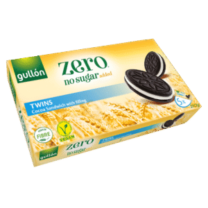 Gullón Twins Cacao Sandwich Sans Sucres Ajoutés 210g