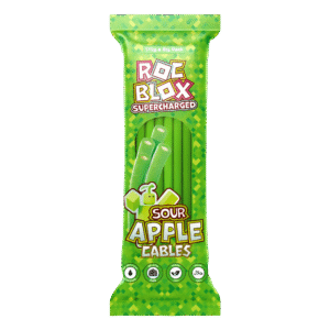 Roc Blox Supercharged Sour Apple Cables 170g
